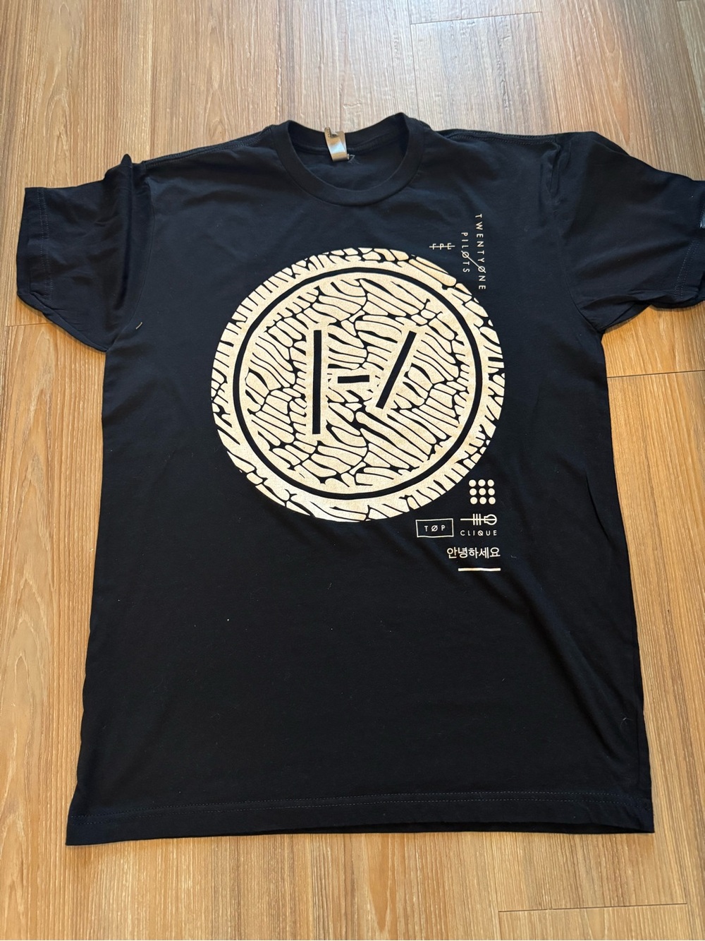 Next level apparel with Stone Temple Pilots Black Logo Graphic Short Sleeve Tee
